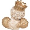 Clayre & Eef 6PR5698 Decoratie Engel 21x12x22 cm Beige-Goud