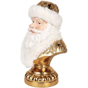 Clayre & Eef Decoratieve Buste Kerstman 23x15x32 cm...