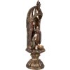 Clayre & Eef 6PR5702 Kerstgroep Ø 14x43 cm Goudkleurig Bruin