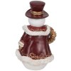 Clayre & Eef 6PR5703 Decoratie Sneeuwman 15x14x24 cm