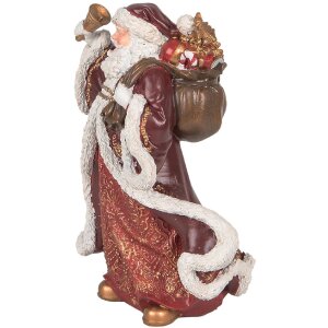 Clayre & Eef 6PR5704 Kerstman Decoratie 15x11x20 cm