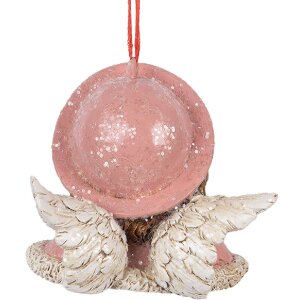 Clayre & Eef 6PR5706 Decoratiehanger Engel 8x7x7 cm