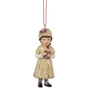 Clayre & Eef 6PR5709 Decoratiehanger Kind 4x4x11 cm...