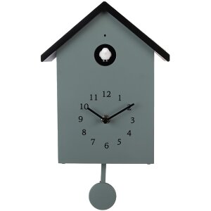 Clayre & Eef 6KL0838GR Wandklok 20x10x26 cm Groen