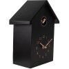 Clayre & Eef 6KL0838Z Wandklok 20x10x26 cm Zwart 3xAA