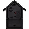 Clayre & Eef 6KL0838Z Wandklok 20x10x26 cm Zwart 3xAA