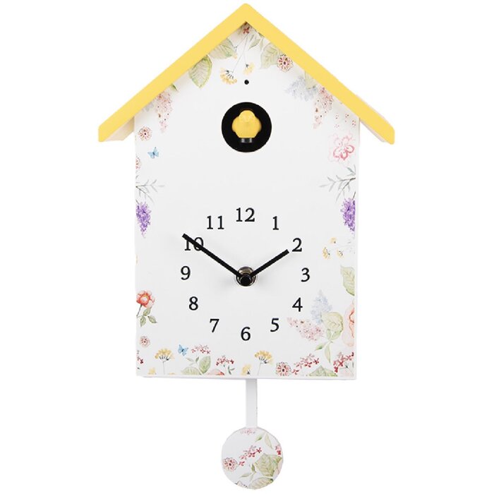 Clayre & Eef 6KL0839 Wandklok 20x10x26 cm / 3xAA