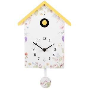 Clayre & Eef 6KL0839 Wandklok 20x10x26 cm / 3xAA