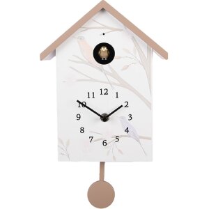 Clayre & Eef 6KL0841 Wandklok 20x10x26 cm 3x AA...
