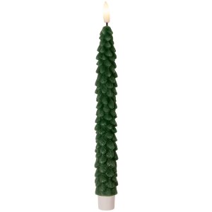 Clayre & Eef 6CA0001DGR LED Kaarsen Set 2 Groen...