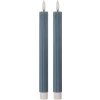 Clayre & Eef 6CA0002BL LED-kaarsen Set 2 Ø 2x25 cm