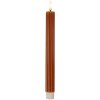 Clayre & Eef 6CA0002CH LED Kaarsen Set 2 Ø 2x25 cm Bruin