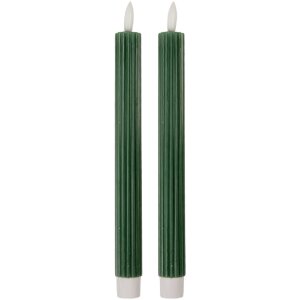 Clayre & Eef 6CA0002DGR LED Kandelaar Set 2 Ø...