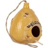 Clayre & Eef 6CE2321 Decoratie Vogelhuis Ø 11x14 cm Geel