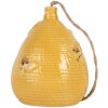 Clayre & Eef 6CE2321 Decoratie Vogelhuis Ø 11x14 cm Geel