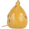 Clayre & Eef 6CE2321 Decoratie Vogelhuis Ø 11x14 cm Geel