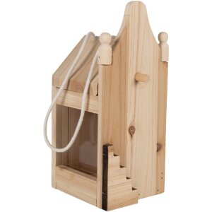 Clayre & Eef 6H2438 Vogelhuis 10x11x23 cm Hout