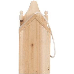 Clayre & Eef 6H2438 Vogelhuis 10x11x23 cm Hout