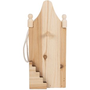 Clayre & Eef 6H2438 Vogelhuis 10x11x23 cm Hout
