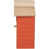 Clayre & Eef 6H2442 Vogelhuis 15x10x22 cm Rot Braun