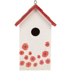 Clayre & Eef 6H2446 Vogelhuis 15x10x22 cm Hout...