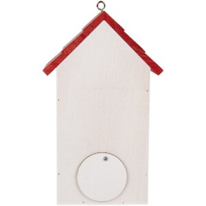 Clayre & Eef 6H2446 Vogelhuis 15x10x22 cm Hout Landelijke Stijl
