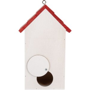 Clayre & Eef 6H2446 Vogelhuis 15x10x22 cm Hout Landelijke Stijl