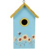 Clayre & Eef 6H2448 Vogelhuis 15x10x22 cm