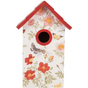 Clayre & Eef 6H2450 Vogelhuis 15x10x22 cm