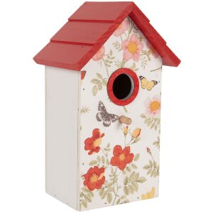 Clayre & Eef 6H2450 Vogelhuis 15x10x22 cm