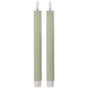 Clayre & Eef 6CA0002GR LED-kaarsen Set 2 Ø...