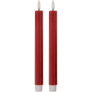 Clayre & Eef 6CA0002R LED Kaarsen Set 2 Rosa 2x25 cm