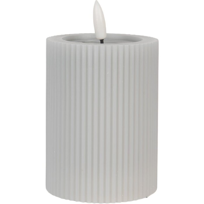 Clayre & Eef 6CA0003G LED-kaars Ø 8x13 cm 2xAA