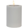 Clayre & Eef 6CA0003G LED-kaars Ø 8x13 cm 2xAA