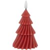 Clayre & Eef 6CA0005 LED-kaars Kerstboom Ø 8x13 cm