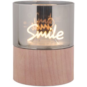 Clayre & Eef 6CA0006 LED Kandelaar Ø 8x10 cm...