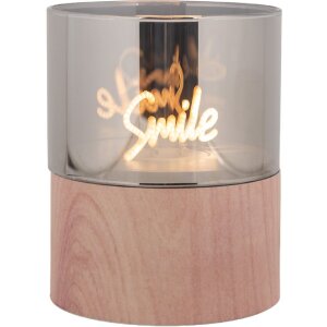 Clayre & Eef 6CA0006 LED Kandelaar Ø 8x10 cm...
