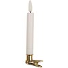 Clayre & Eef LED Kaarsen Set 10 Ø 2x14 cm Wit