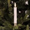 Clayre & Eef LED Kaarsen Set 10 Ø 2x14 cm Wit