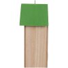 Clayre & Eef 6H2453 Vogelhuis 14x10x23 cm Wit Groen