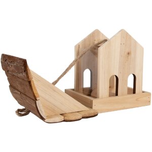 Clayre & Eef 6H2454 Vogelhuis 19x18x19 cm