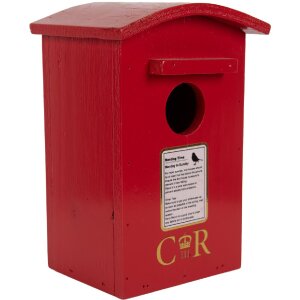Clayre & Eef 6H2457 Vogelhuis 14x12x21 cm Hout Landelijk