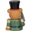 Clayre & Eef 6MG0153 Decoratiebeer 25x25x38 cm Bruin en Groen