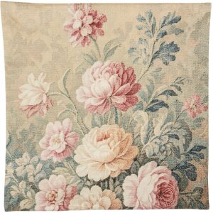Clayre & Eef CPA23 Kussensloop 45x45 cm Beige Roze
