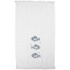Clayre & Eef CT034 Gastendoek 40x66 cm Wit-Blauw