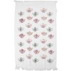 Clayre & Eef CT035 Gastendoek 40x66 cm Wit met blauw detail