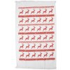 Clayre & Eef CTNOC-1 Gastendoek 40x66 cm Wit met Rode Boord