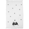 Clayre & Eef CTPWS-1 Gastendoek 40x66 cm Wit en Zwart