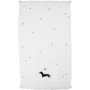 Clayre & Eef CTPWS-2 Gastendoek 40x66 cm Wit/Zwart