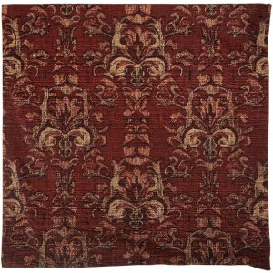 Clayre & Eef KT021.427 Kussensloop 45x45 cm Rood en Geel